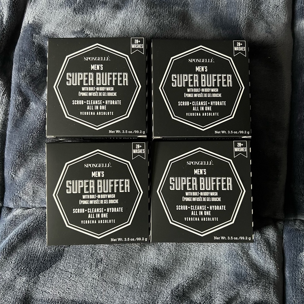 4x Spongellé Men’s Super Buffer in Verbena Absolute